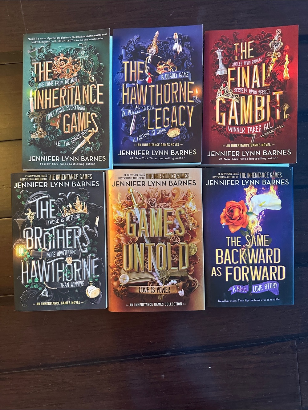 The Inheritance Games Collection books 1-6 all like new